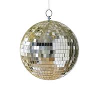 Ginger Ray Gold Disco Ball Hanging Party Decoration for Birthdays or New Year's Eve Parties 20cm