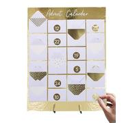 Ginger Ray Gold Envelope Personalised Advent Christmas Calendar- Gold Christmas