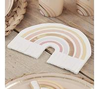 Ginger Ray Gold Foiled Rainbow Fringe Napkins,16 Napkins