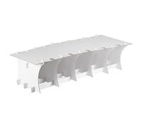 Ginger Ray Grazing Board and Drink Stand Decoration for Weddings-20cm x 80cm, White