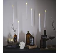 Ginger Ray Halloween LED White Floating Candles Hanging Party Decorations 6 Pack