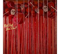 Ginger Ray Halloween Red Arch with Streamers, Card Bones & Skulls Decoration Garland 60 Balloons