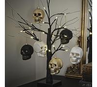 Ginger Ray Halloween Skull Shaped Hanging Tree Party Decorations 3 Pack
