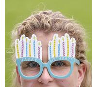 Ginger Ray Happy Birthday Cake Candle Wearable Party Glasses