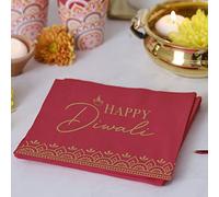 Ginger Ray Happy Diwali Paper Party Napkins 16 Pack