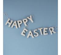 Ginger Ray Happy Easter Felt Bunting, 1.5m - Easter Banner for Home Décor