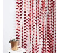 Ginger Ray Heart Shaped Valentines Day Party Backdrop 1 Metre Wide, I Heart You