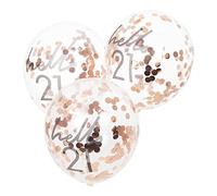 Ginger Ray Hello 21 Birthday Balloons - Mix It Up