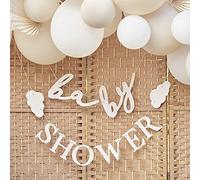 Ginger Ray Hello Baby Shower Eco Party Banner Bunting Natural Decoration
