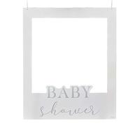 Ginger Ray Hello Baby Shower Party Personalised Photo Booth Frame Decoration
