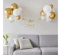 Ginger Ray Hello Baby Welcome Home Balloon Banner Bunting Decoration Kit for New Baby Arrival
