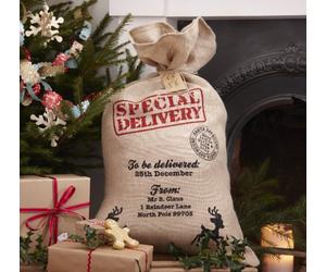 Ginger Ray Hessian Burlap Santa Sack for Christmas Presents - Vintage Noel