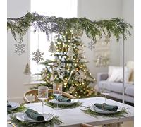 Ginger Ray Honeycomb & Wooden Hanging Accessories for Christmas Table Decorating and Table Scaping Pack of 12