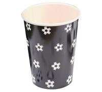 Ginger Ray Kids Football Print Paper Party Cups 8 Pack, 11 cm