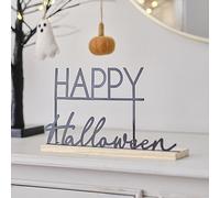 Ginger Ray Metal Happy Halloween Sign Tabletop Centrepiece Decoration