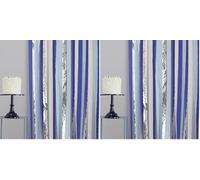 Ginger Ray 'Mix It Up' Blue Crepe Paper Streamer Backdrop - 110m (Pack of 2)