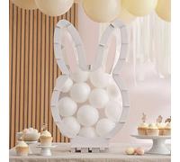 Ginger Ray Mosaic Balloon Frame - Bunny - White White