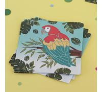 Ginger Ray Parrot Paper Napkins - Island Life