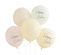 Ginger Ray Pastel Eco Easter Balloon Decorations Pack of 5