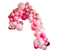 Ginger Ray Pink and Rose Gold Chrome DIY Luxury Balloon Arch Kit Party Decorations 200 Pack