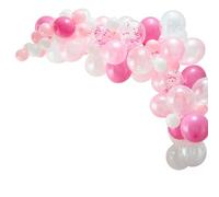 Ginger Ray Pink Balloon Arch with Confetti Balloons Party Decorations - 70 Balloons in assorted sizes - Balloon Arches …