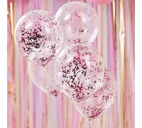 Ginger Ray Pink Confetti Balloons - Mix It Up