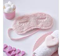 Ginger Ray Pink Fluffy Embroidered Kids Eye Mask Birthday Pamper Party Accessory