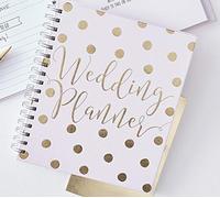 Ginger Ray Pink & Gold Foiled Wedding Planner Organiser Book 70 Pages Engagement Gift, Gold
