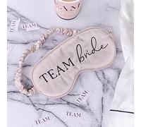 Ginger Ray Pink Silk Team Bride Wedding Eye Mask for Sleeping