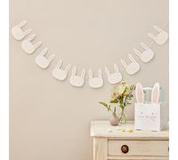 Ginger Ray Pink & White Easter Bunny Bunting - 2 meters