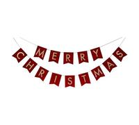 Ginger Ray RED-511 Merry Christmas Bunting, Red
