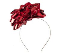Ginger Ray Red Gift Bow Headband Accessory for Costume Parties 19cm x 17cm
