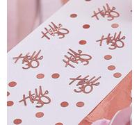 Ginger Ray Rose Gold Foil Hello 30 Milestone Birthday Table Scatter Confetti,4cm,1cm