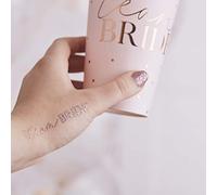Ginger Ray Rose Gold Team Bride Hen Party Tattoos - Hen Party