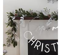 Ginger Ray Silver Artificial Foliage Christmas Garland