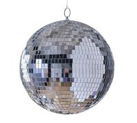 Ginger Ray Silver Disco Ball Hanging Party Decoration for Birthdays or New Year's Eve Parties 30cm