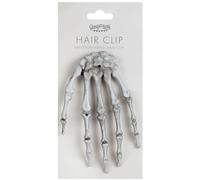 Ginger Ray Skeleton Hand Halloween Hair Clip Accessory for Costume Parties