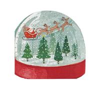 Ginger Ray Snowglobe Paper Party Napkins Tableware 16 Pack