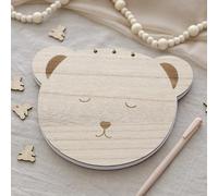 Ginger Ray Teddy Bear Shaped Baby Shower Guest Book with 32 Blank Pages
