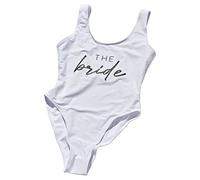 Ginger Ray The Bride Swimsuit in White for Hen Party & Honeymoons - L