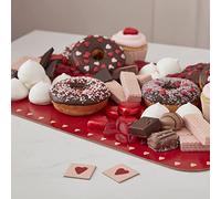 Ginger Ray Valentines Grazing Board Romantic Night In Serving Platter Kit,Red,29.7 x 42.5 x 0.5 cm; 580 Grams