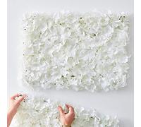 Ginger Ray White Flower Wall Decoration Tiles Party Wedding Backdrop Decoration - Gold Wedding