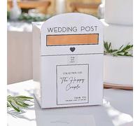 Ginger Ray White Wedding Post Box Natural