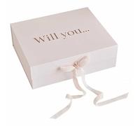 Ginger Ray Will You Be My Bridesmaid Gift Box for Hen Party, Bridal Shower, Rose Gold Foil
