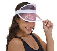 Ginger Ray Women's Pink 'Team Bride' Holographic Visor Cap Hen Party Sun Hat One Size