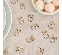 Ginger Ray Wooden Bunny Easter Table Decoration Confetti Scatter