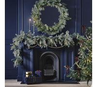 Ginger Ray X Large Artificial Fireplace or Staircase Cypress Foliage Christmas Garland Decoration, 3 Metres