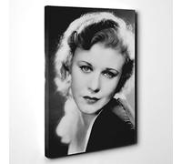 Ginger Rogers (2) Canvas Print | Gallery Wrapped 30mm Frame Wall Art | 30x20 inches | Ready to Hang | Modern Picture | Living Room Bedroom Lounge Office