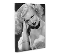 Ginger Rogers No.1 Canvas Print | Gallery Wrapped 30mm Frame Wall Art | 30x20 inches | Ready to Hang | Modern Picture | Living Room Bedroom Lounge Office