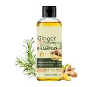 Ginger & Rosemary Extract Shampoo, Balancing & Nourishing Formula, for Thicker-Looking Hair, Thickening Formula Support For Thinning Hair Women Men, All Hair Types 3.38Fl Oz